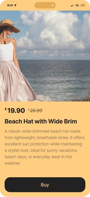 Product card 10
